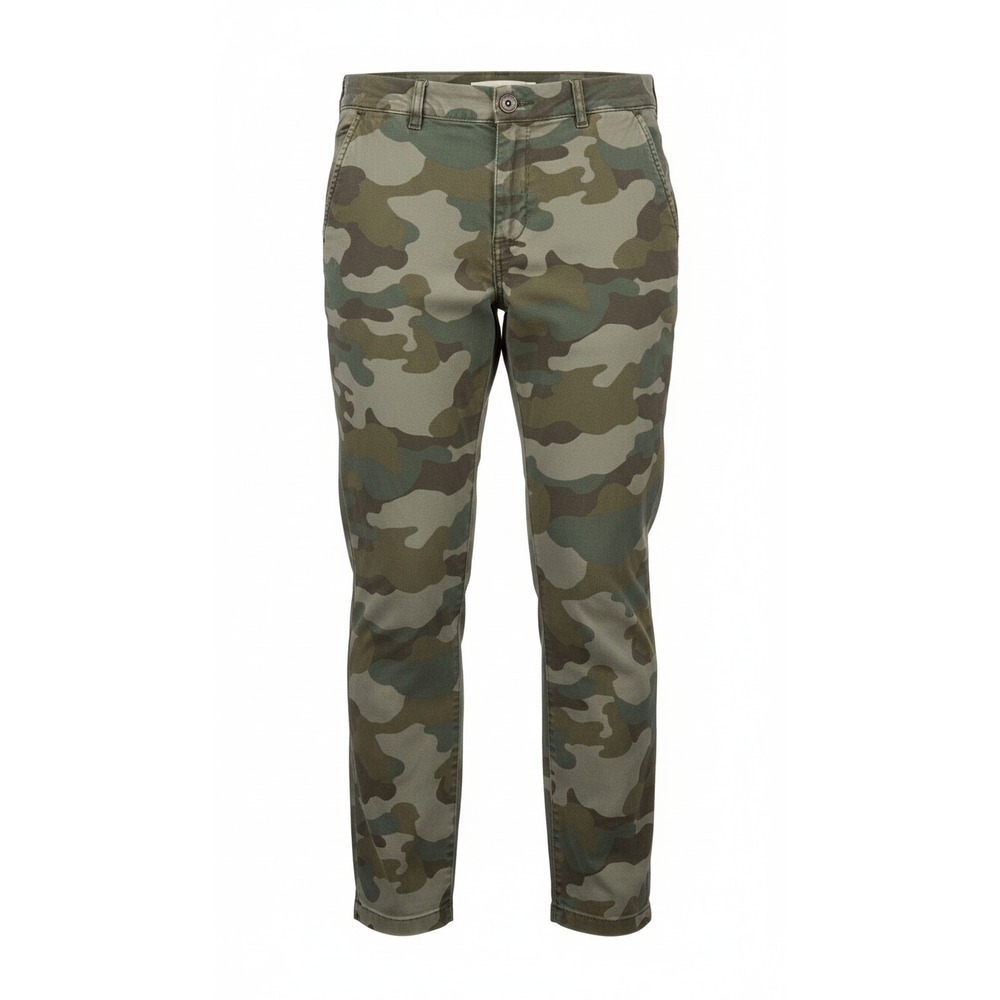 Pilcro Hyphen Camo Pants Women Size 30 Green Excellent Distressed Ankle Straight